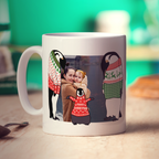 Family Penguin Photo Mug
