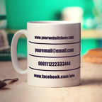 Promotional Mug with Funky Stripes