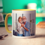Mr & Mrs Penguin Photo Mug