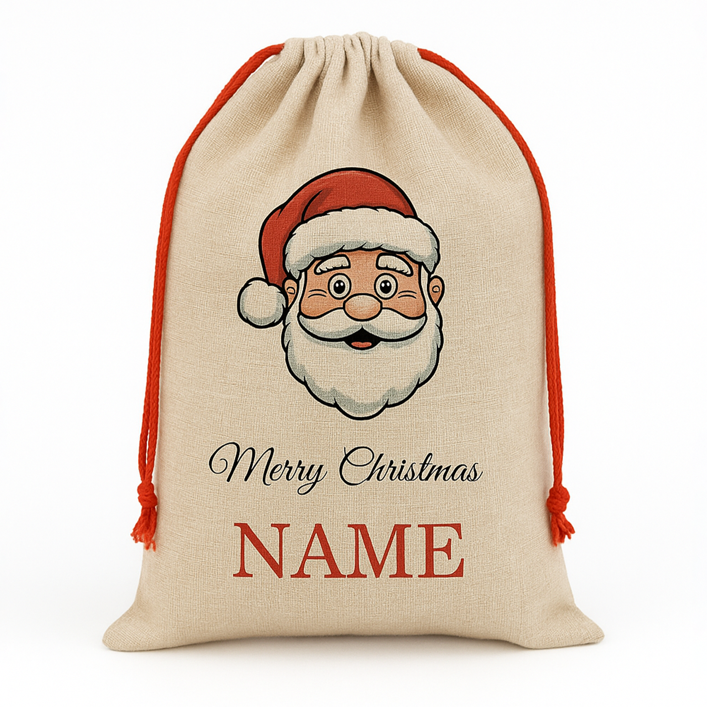 Personalised Christmas Sack - Santa & Name