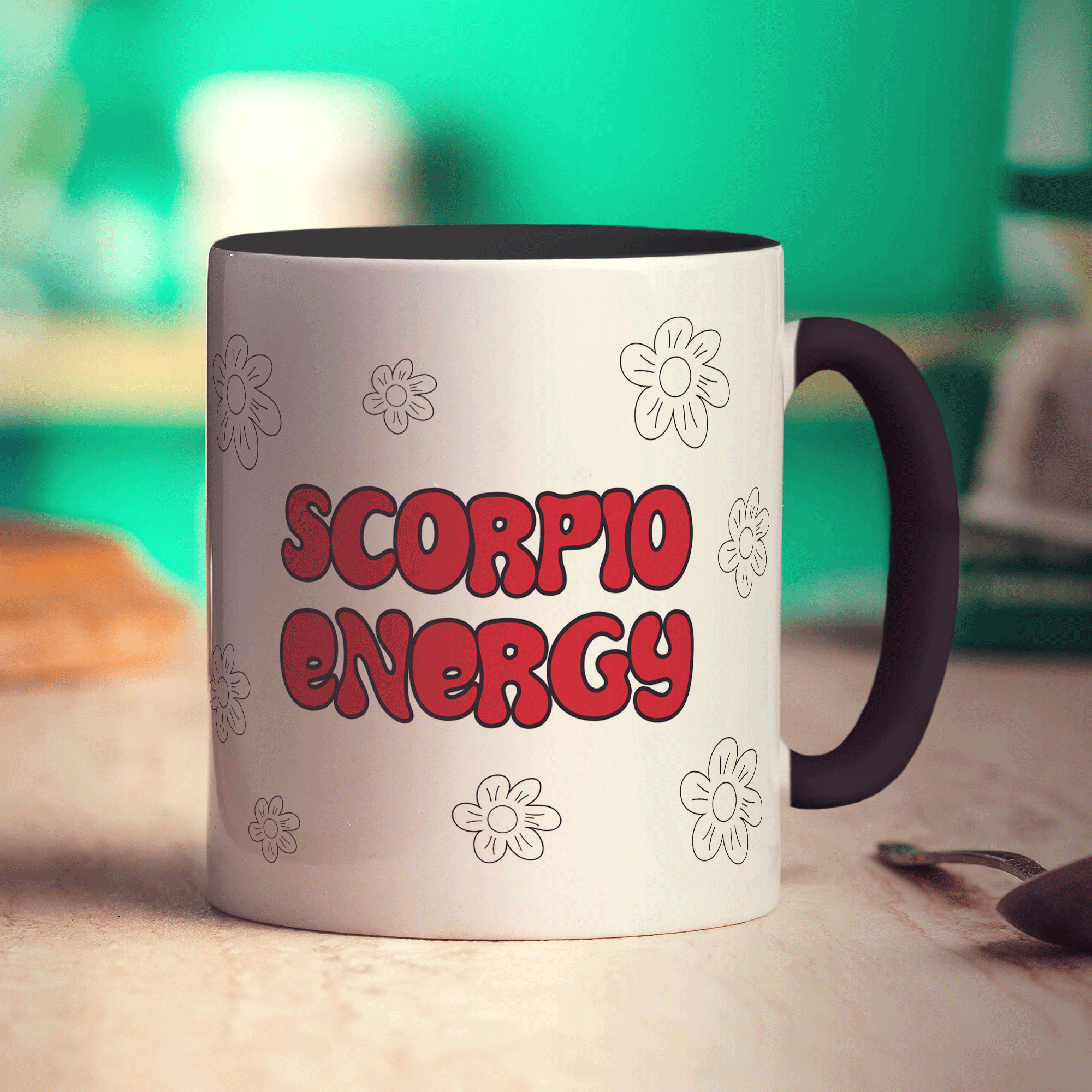 Scorpio Energy Star Sign Mug