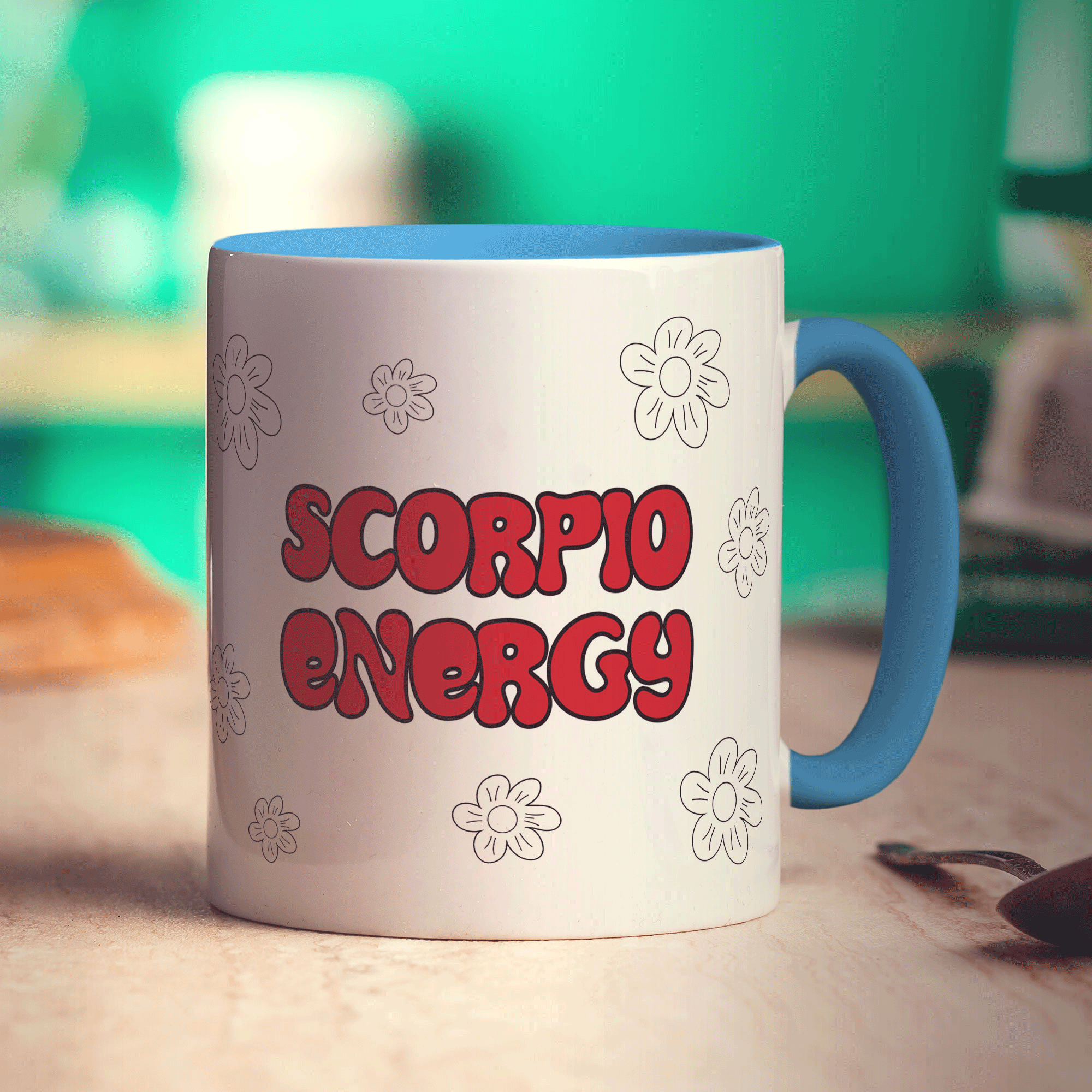 Scorpio Energy Star Sign Mug