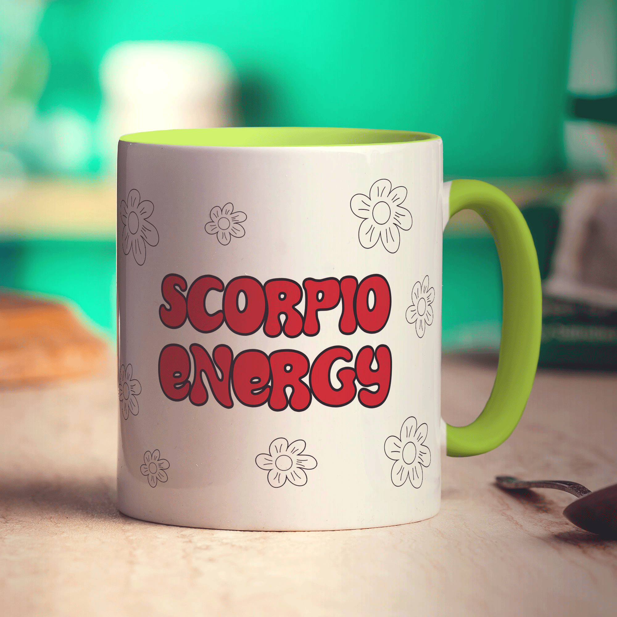 Scorpio Energy Star Sign Mug