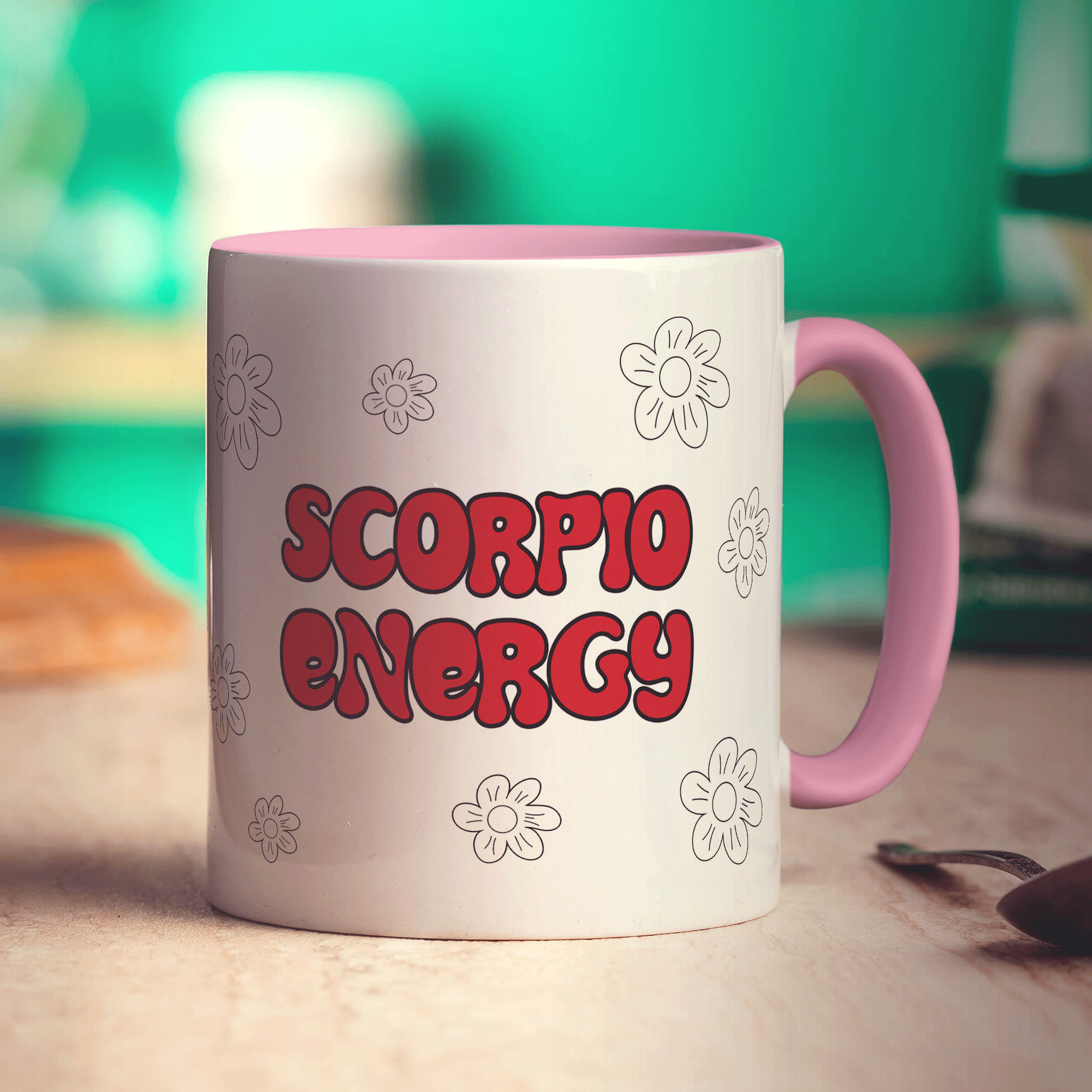 Scorpio Energy Star Sign Mug