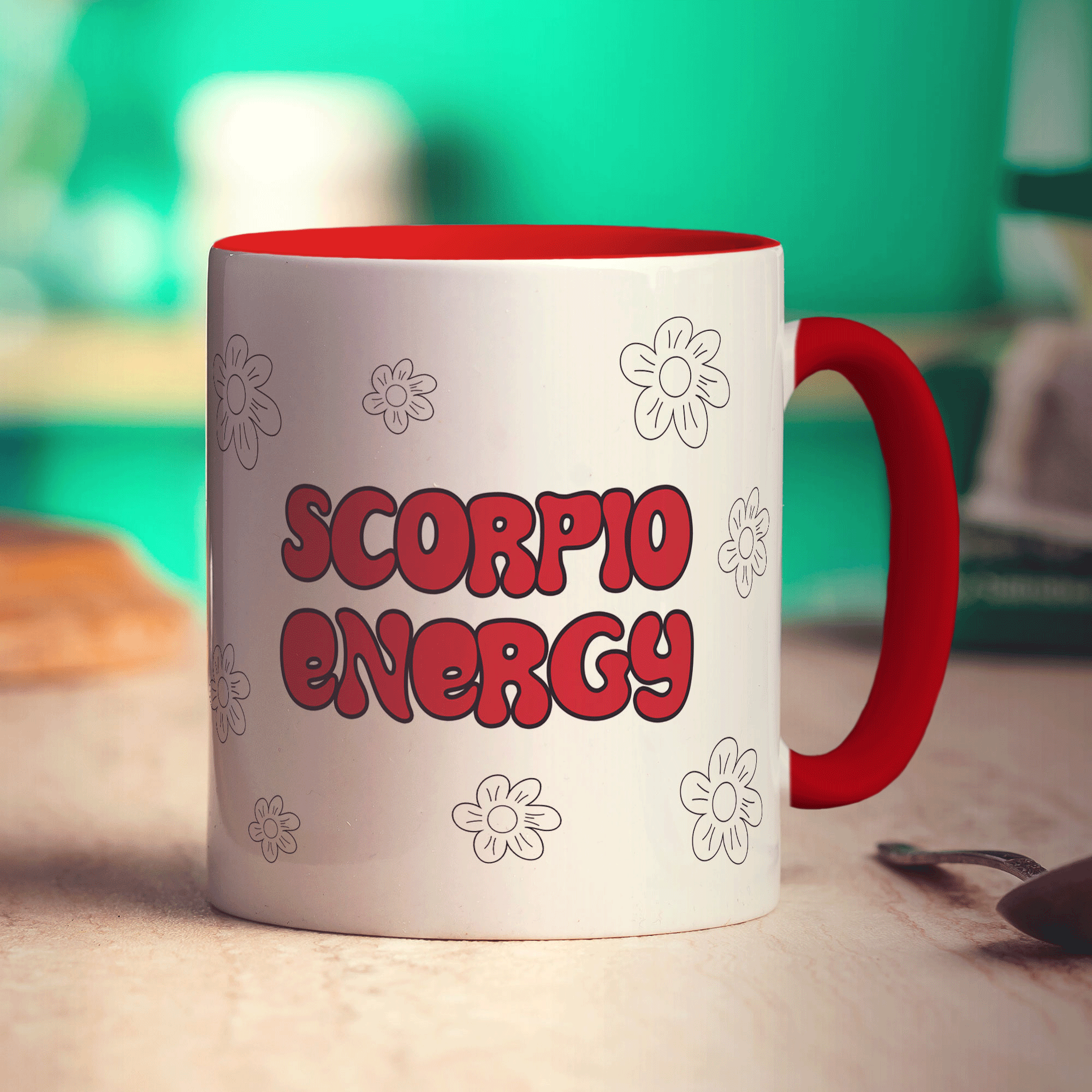 Scorpio Energy Star Sign Mug