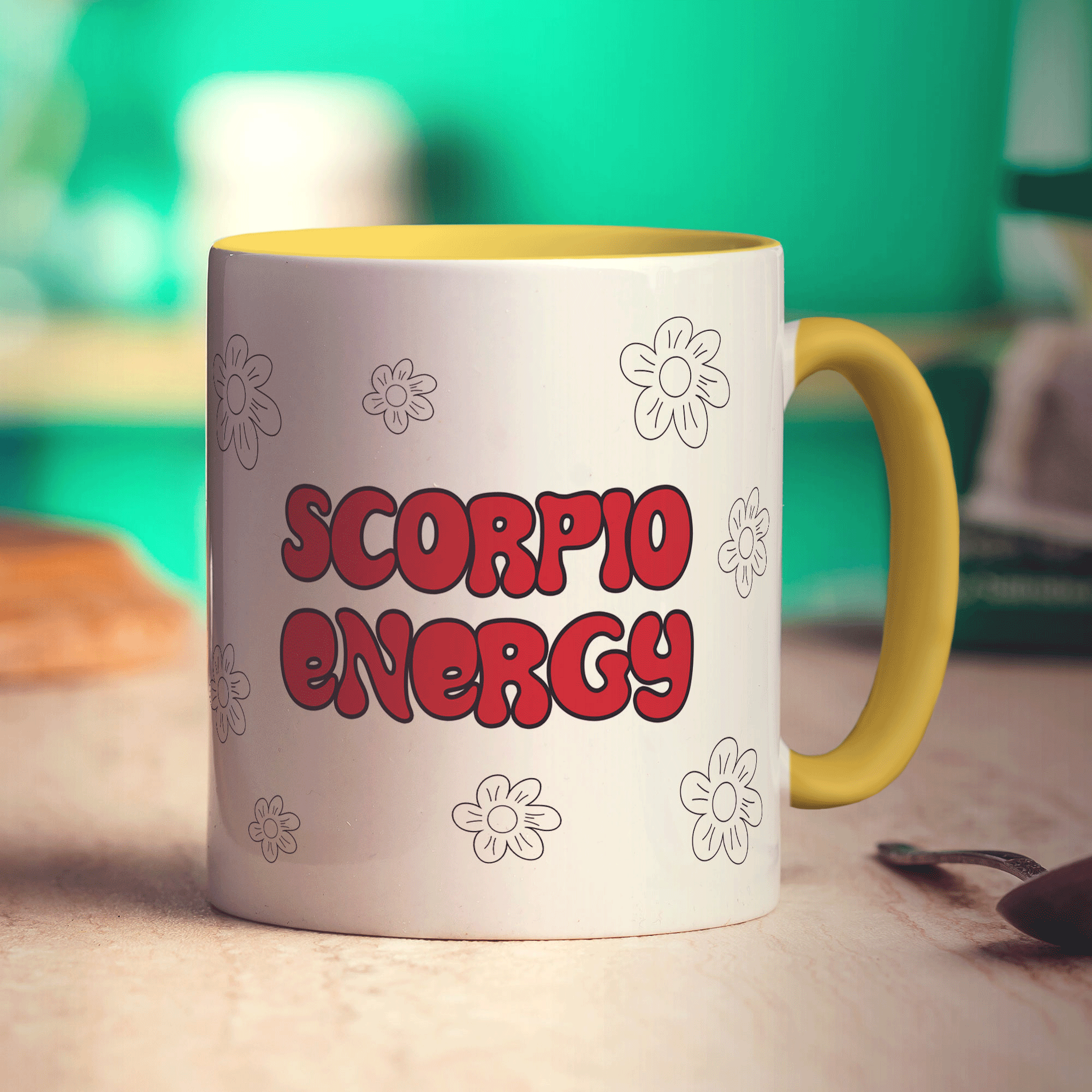 Scorpio Energy Star Sign Mug