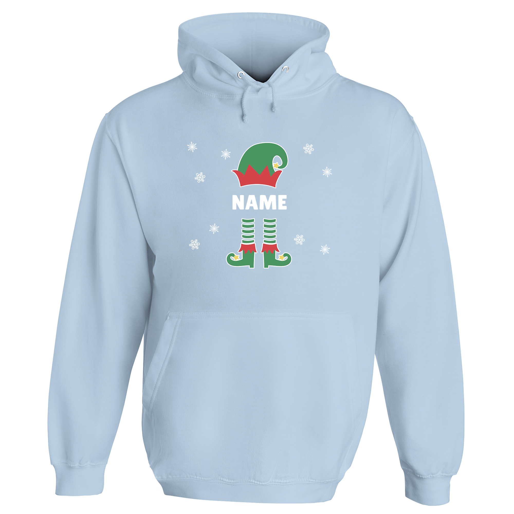 Christmas Elf Name Personalised Hoodie