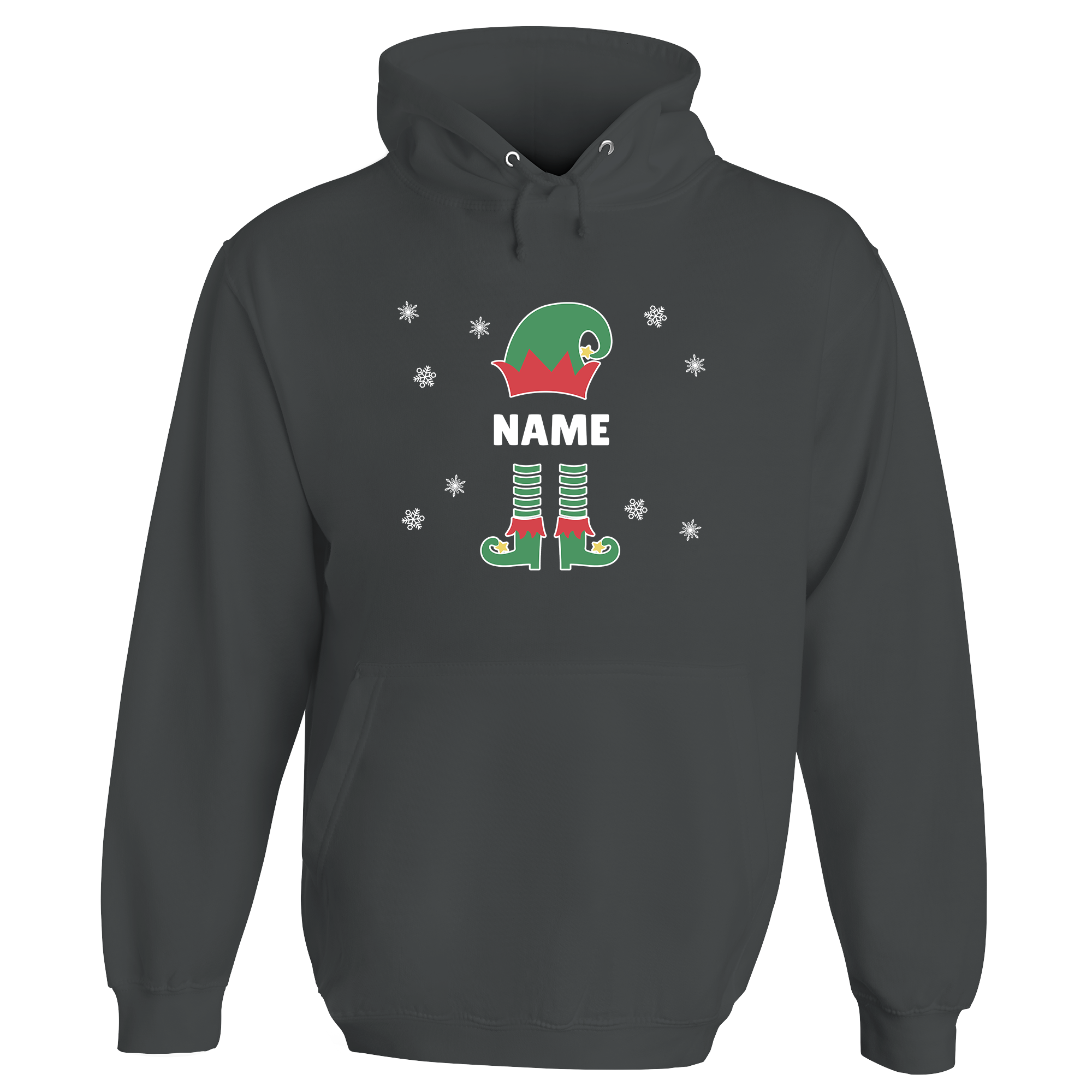 Christmas Elf Name Personalised Hoodie