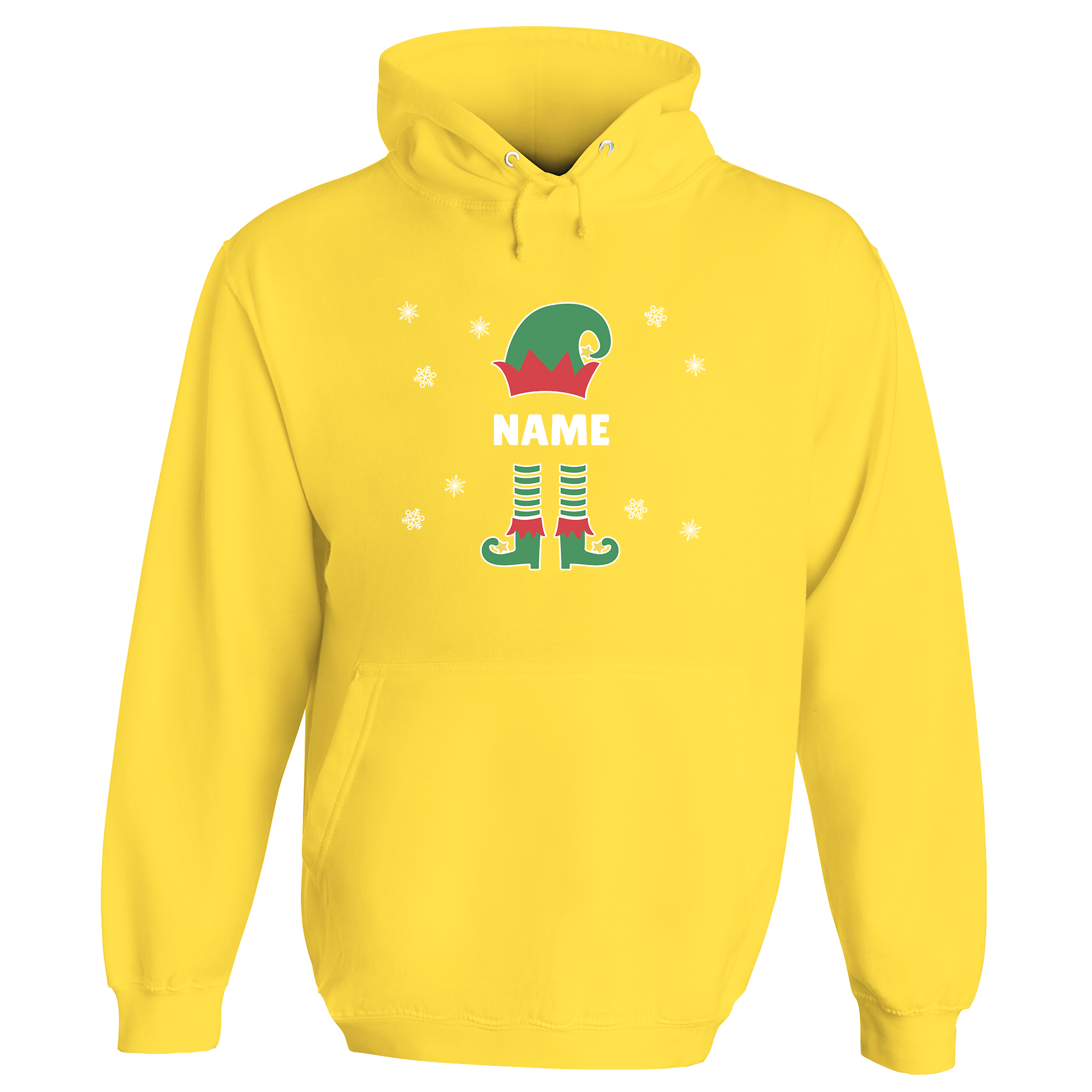 Christmas Elf Name Personalised Hoodie