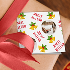 Jingle B*llend Photo Wrapping Paper - 5m Roll / Gift Tags