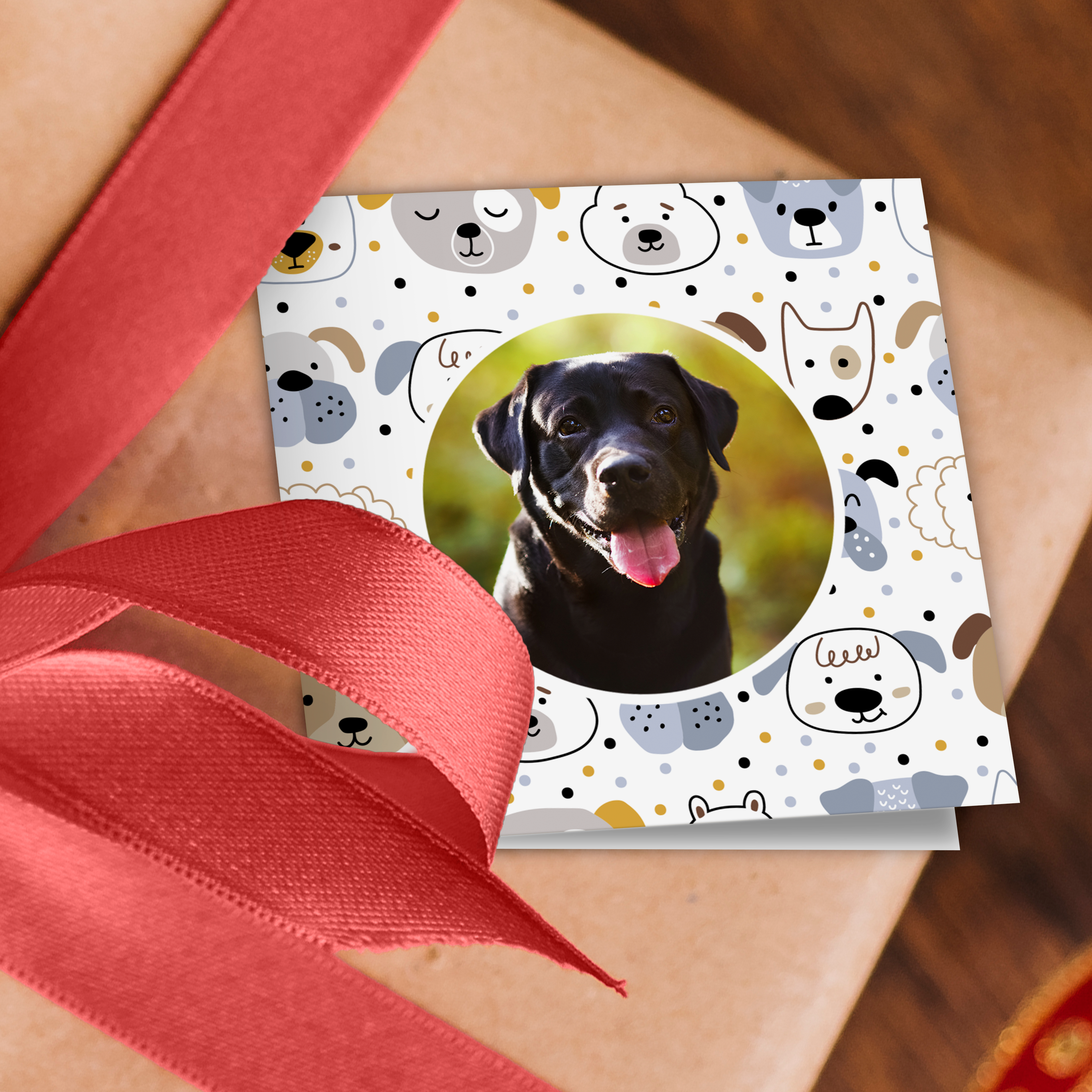 Dog Photo Wrapping Paper
