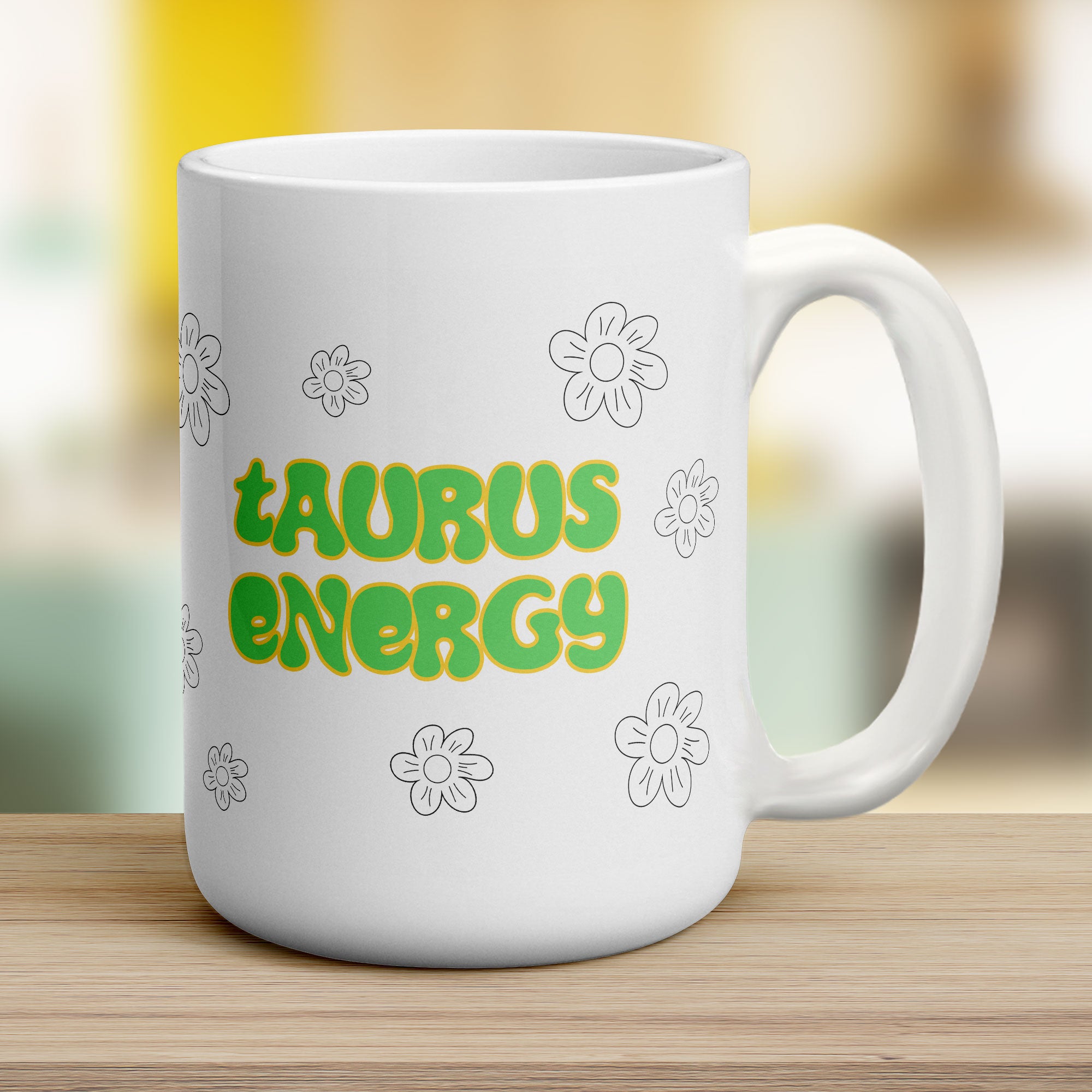 Taurus Energy Star Sign Mug