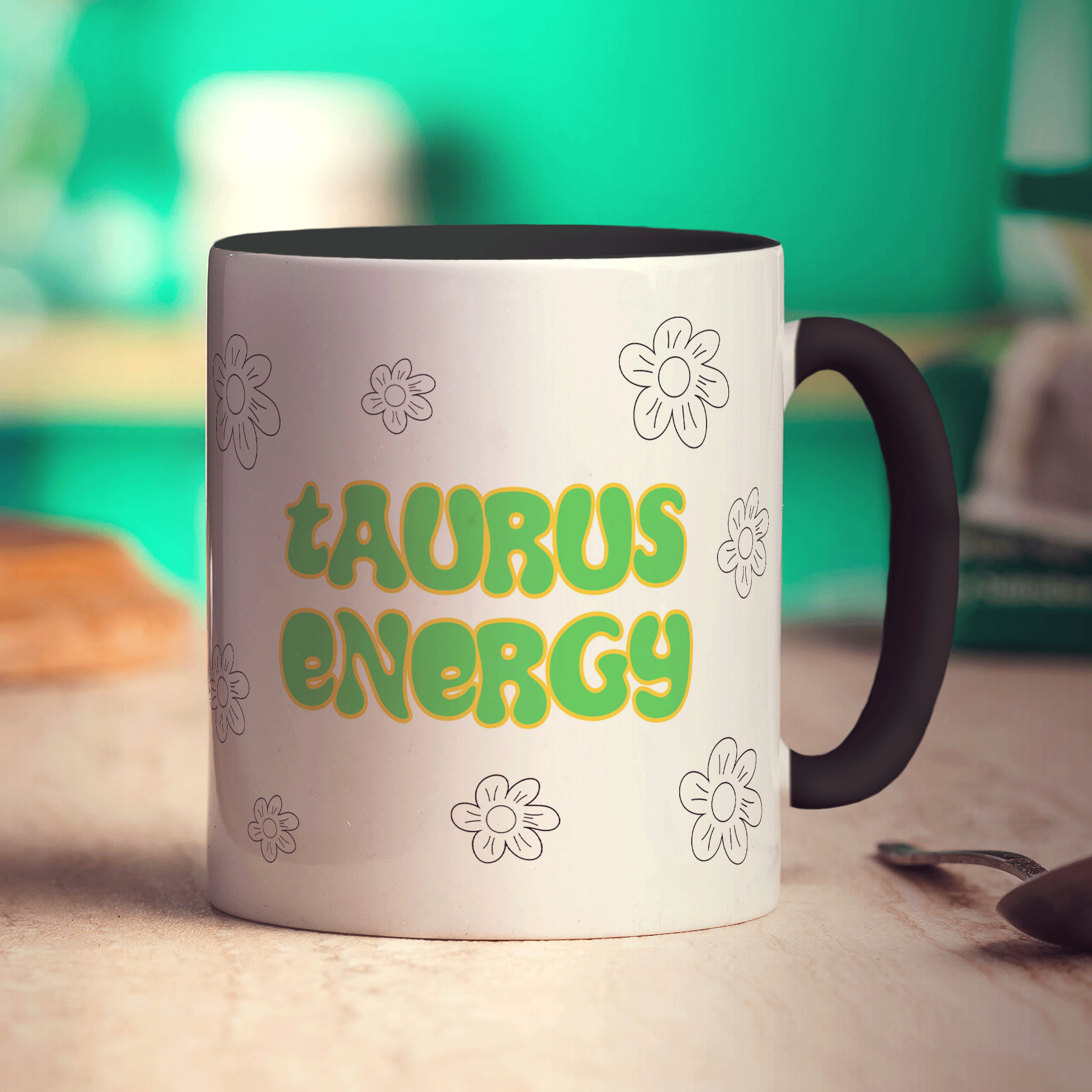 Taurus Energy Star Sign Mug