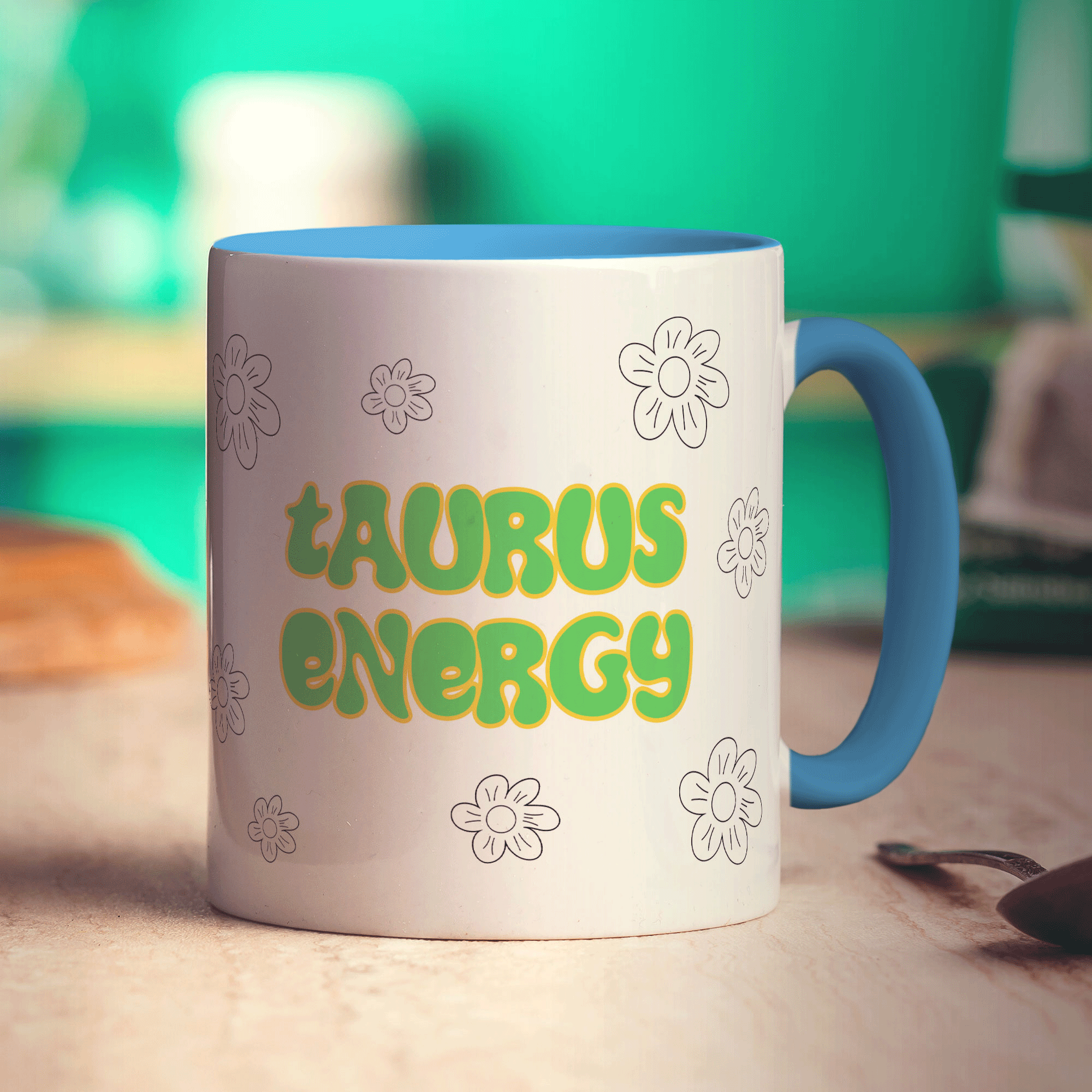 Taurus Energy Star Sign Mug