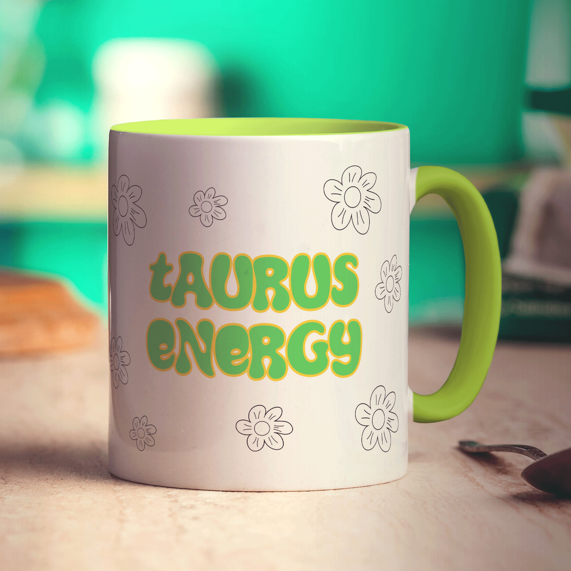 Taurus Energy Star Sign Mug