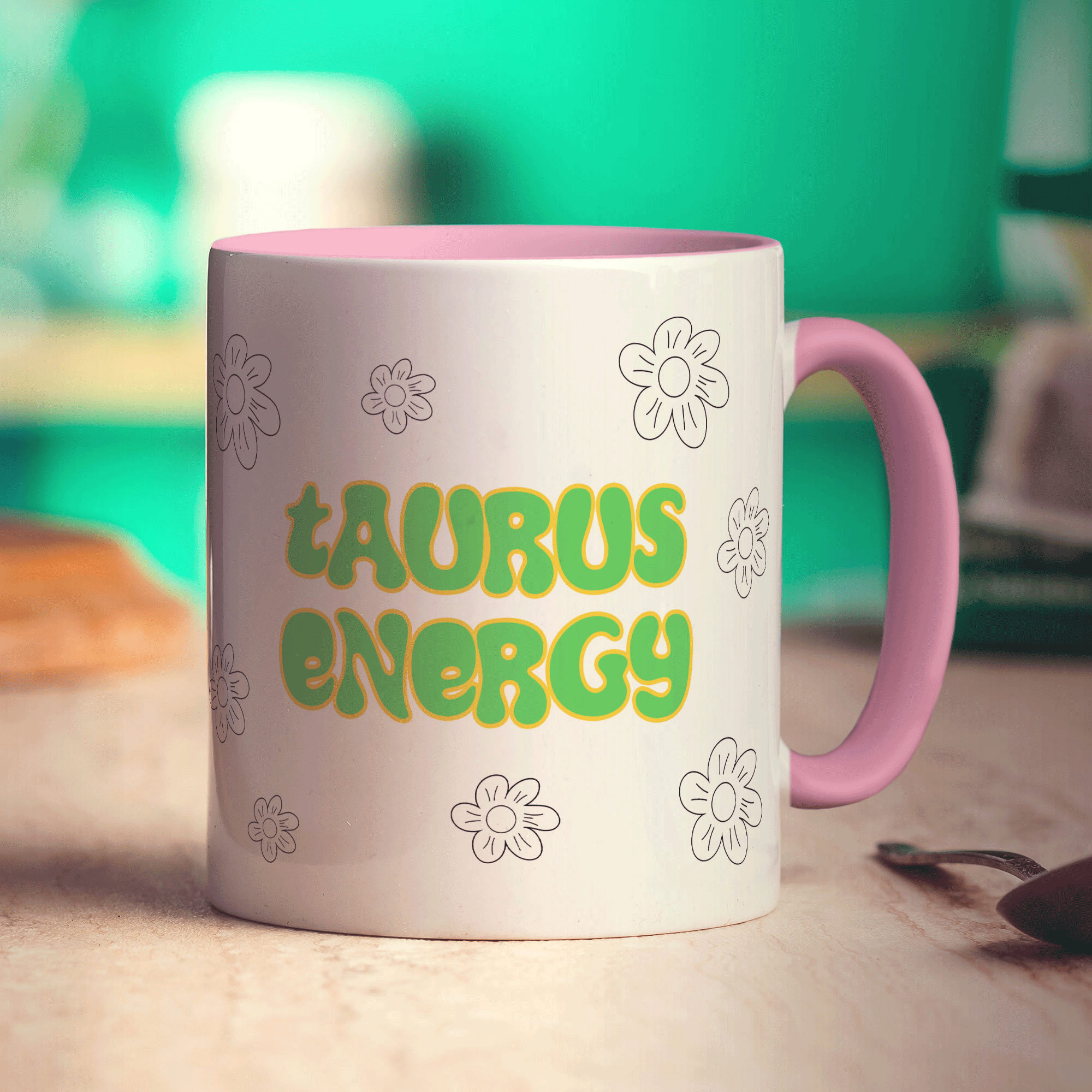 Taurus Energy Star Sign Mug