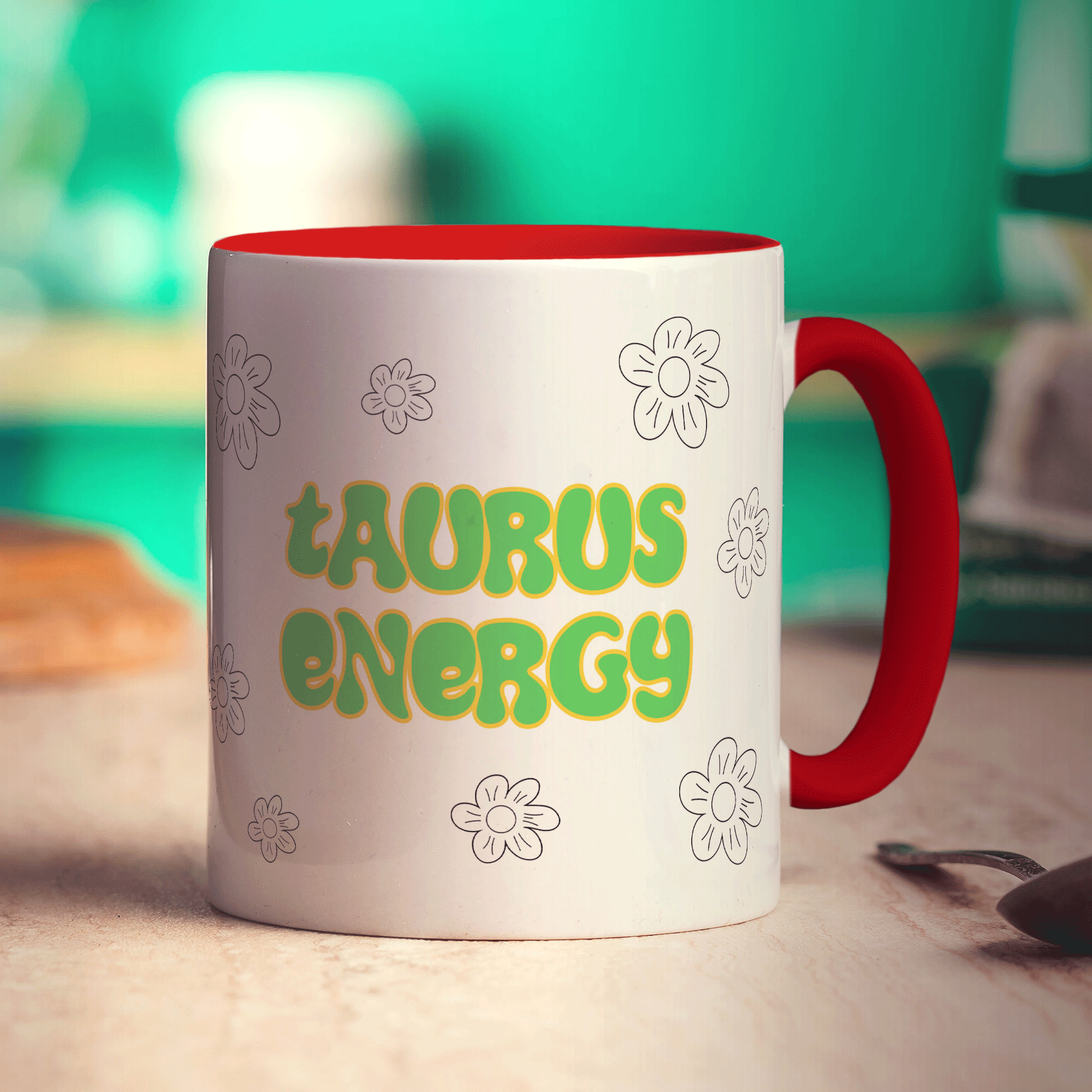 Taurus Energy Star Sign Mug