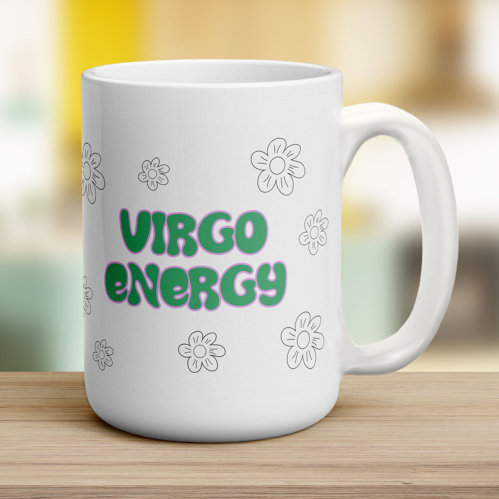 Virgo Energy Star Sign Mug