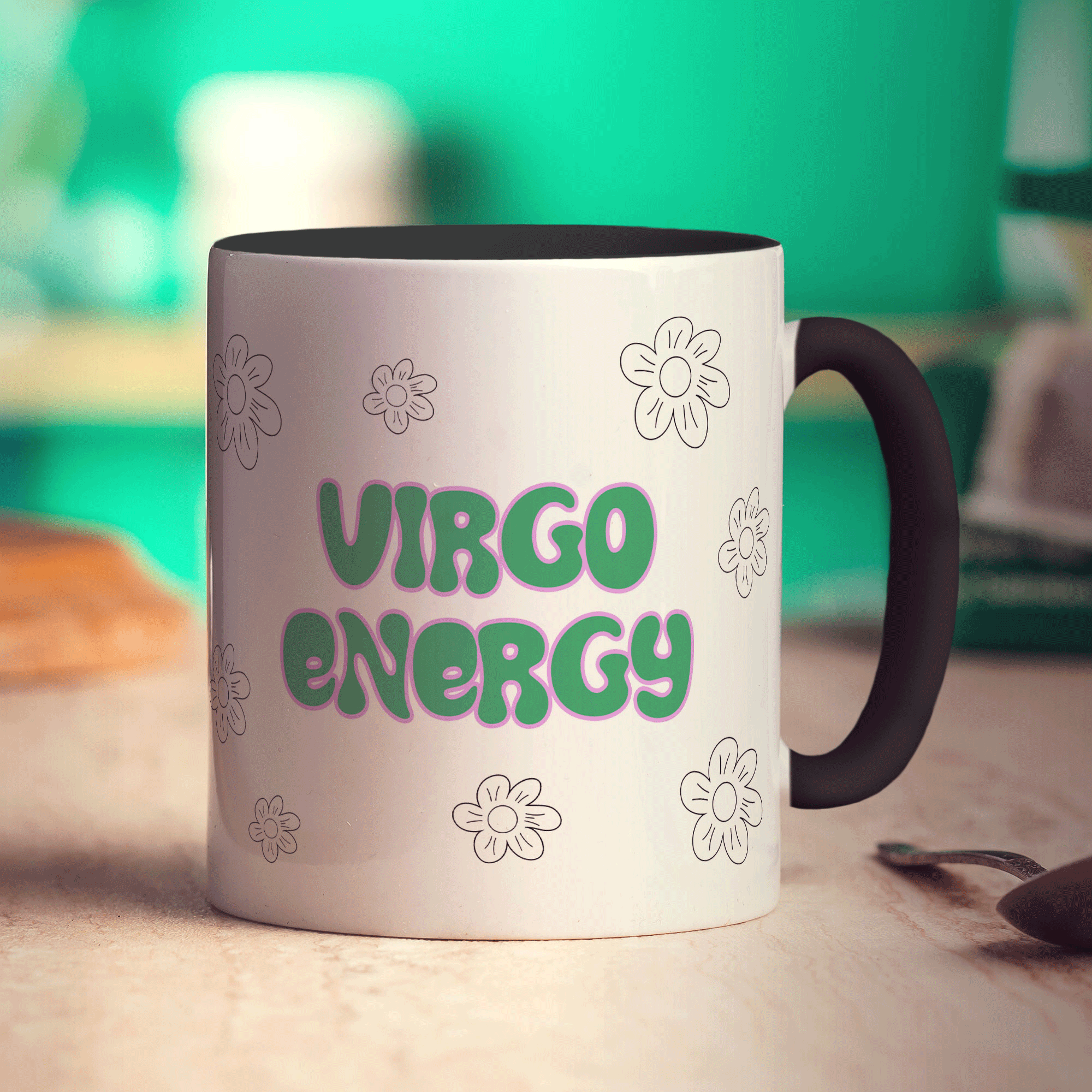 Virgo Energy Star Sign Mug