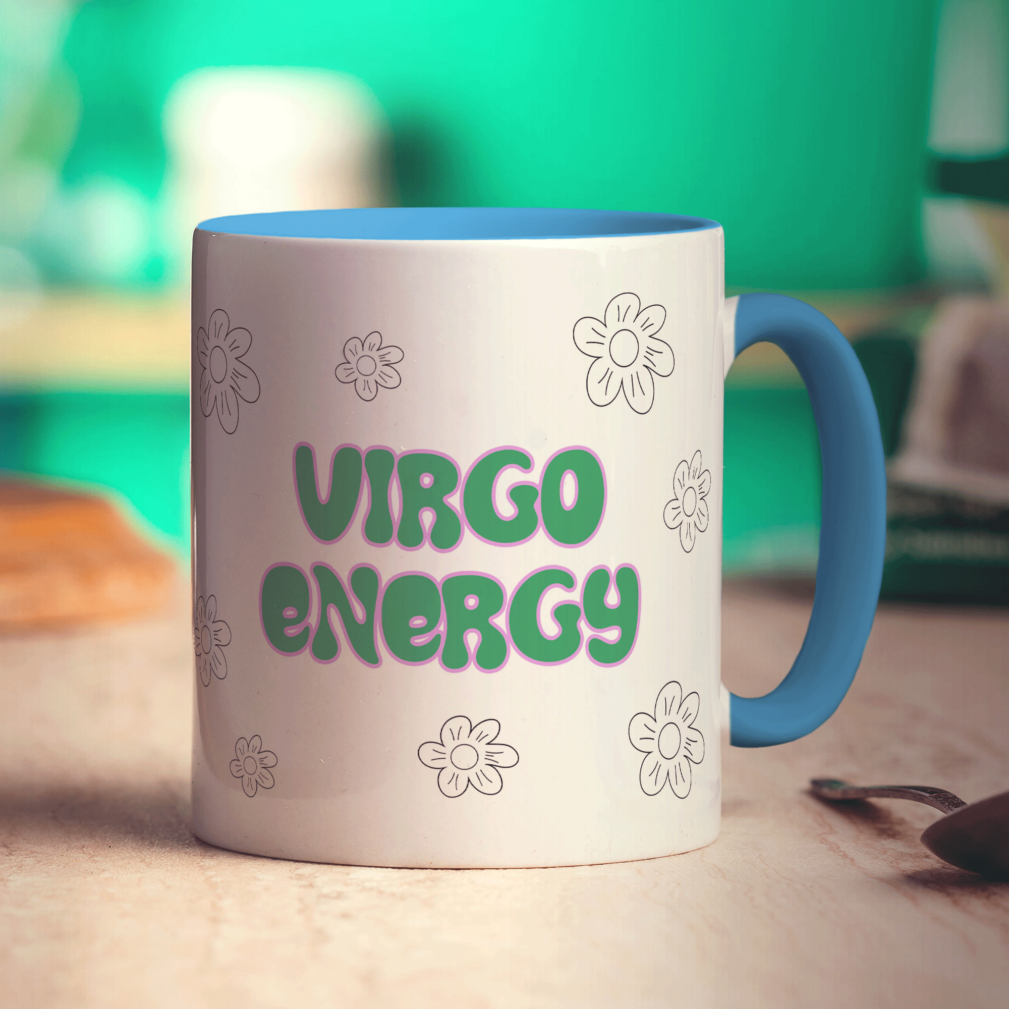 Virgo Energy Star Sign Mug