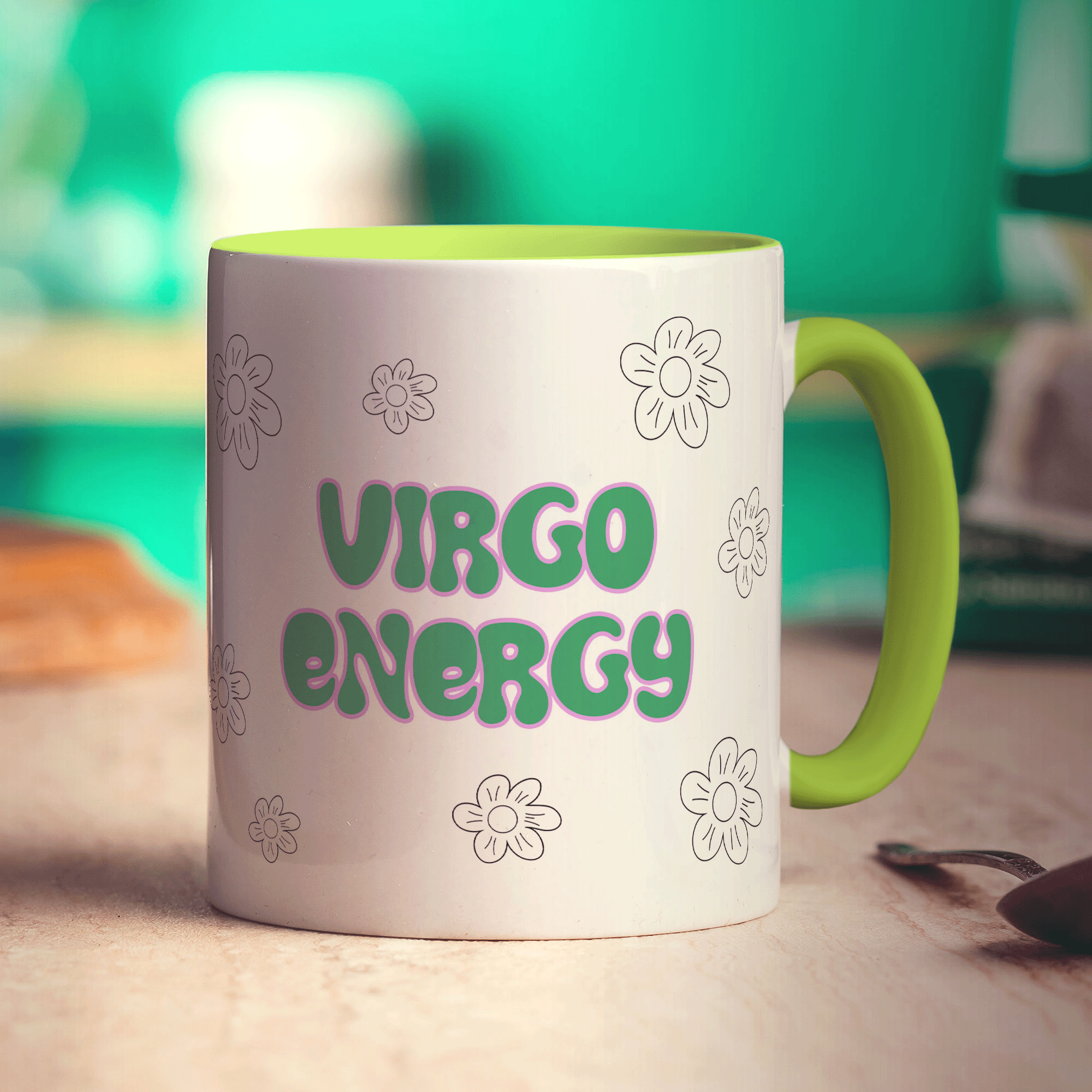 Virgo Energy Star Sign Mug