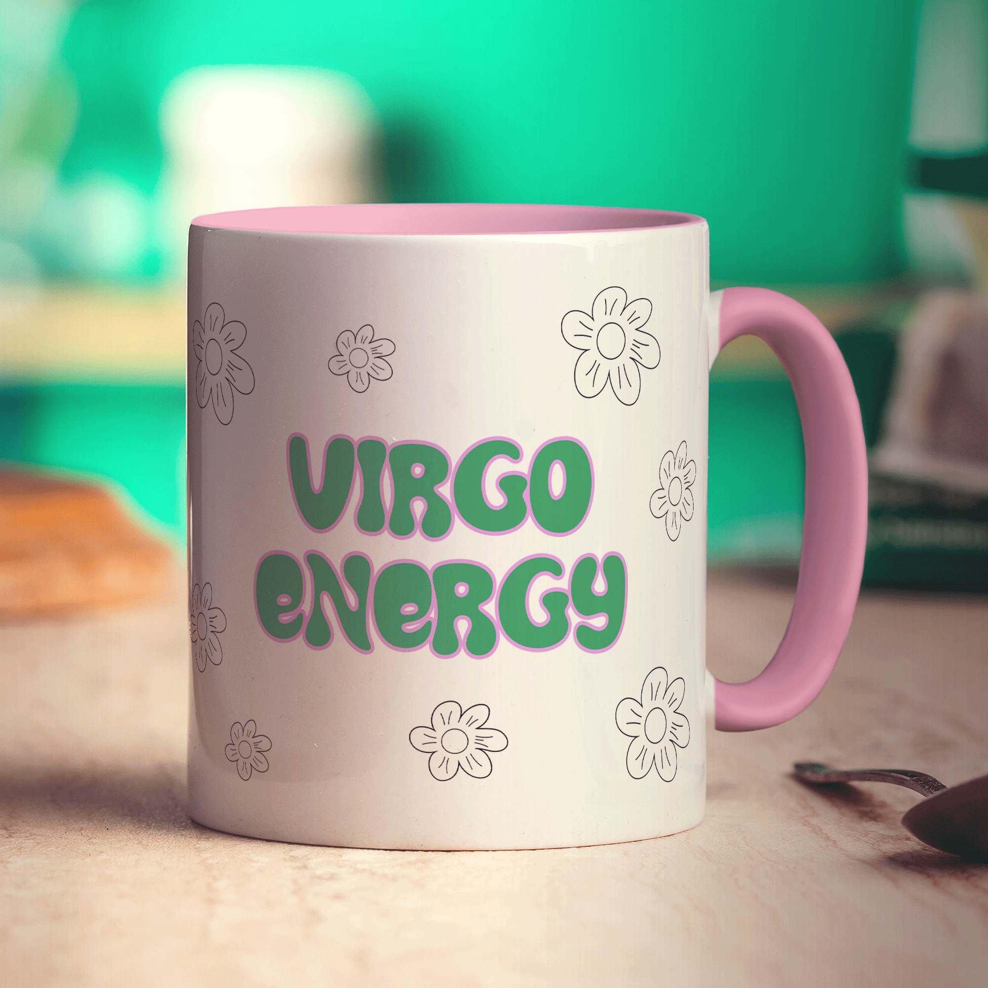 Virgo Energy Star Sign Mug