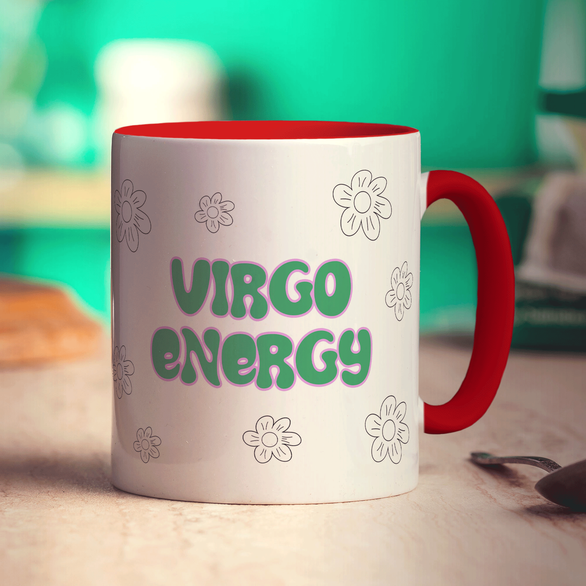 Virgo Energy Star Sign Mug