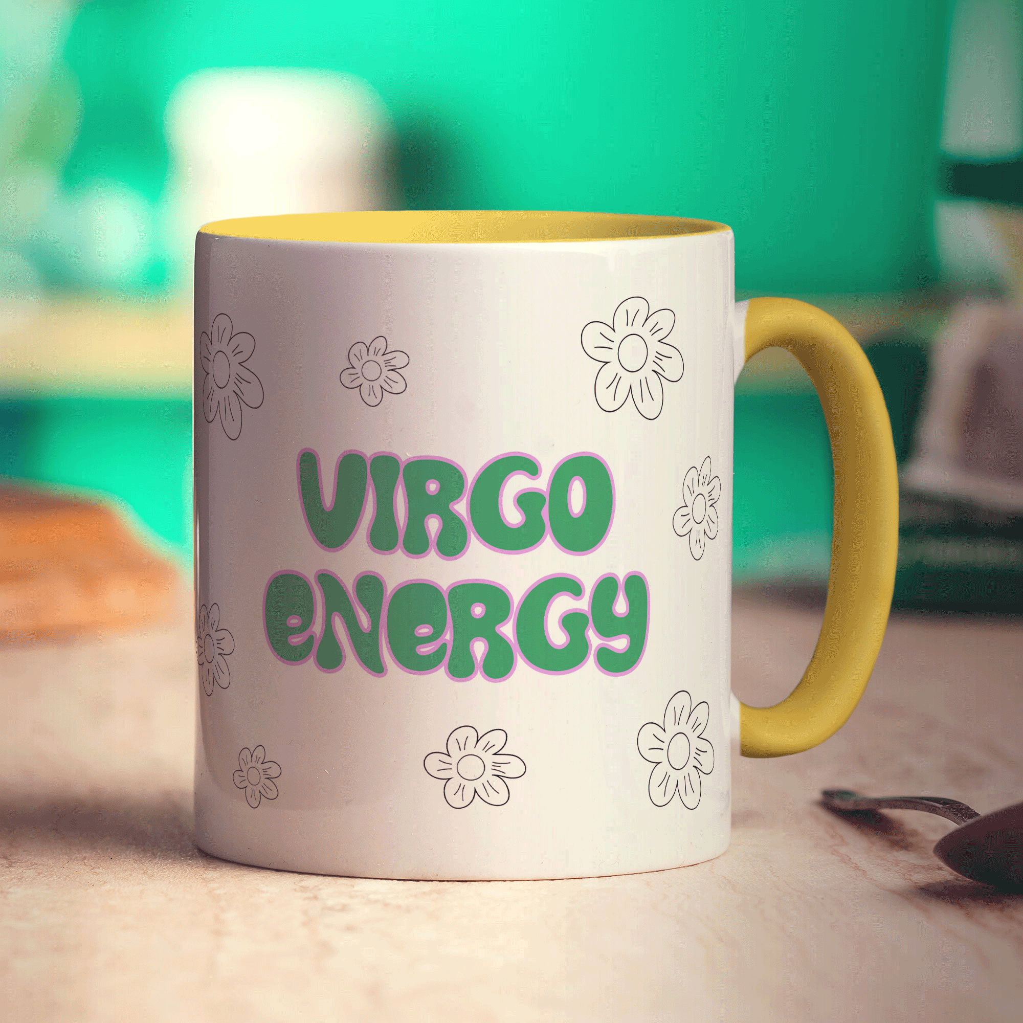 Virgo Energy Star Sign Mug