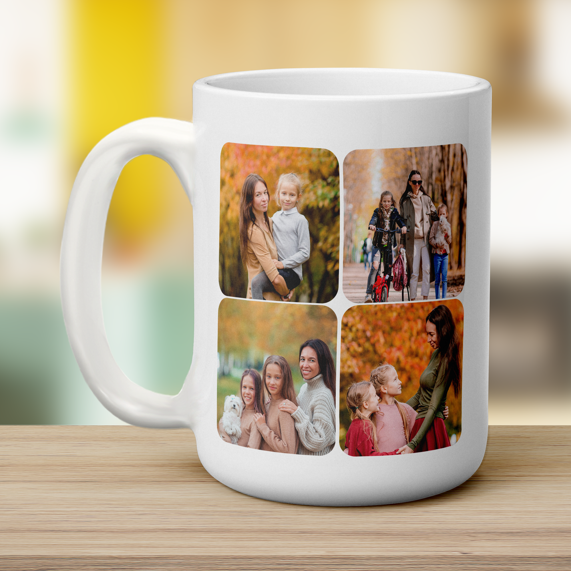 Jumbo Collage Mug with 8 Photos