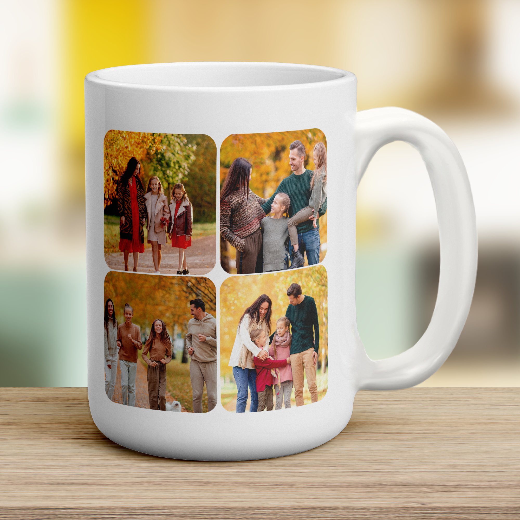 Jumbo Collage Mug with 8 Photos