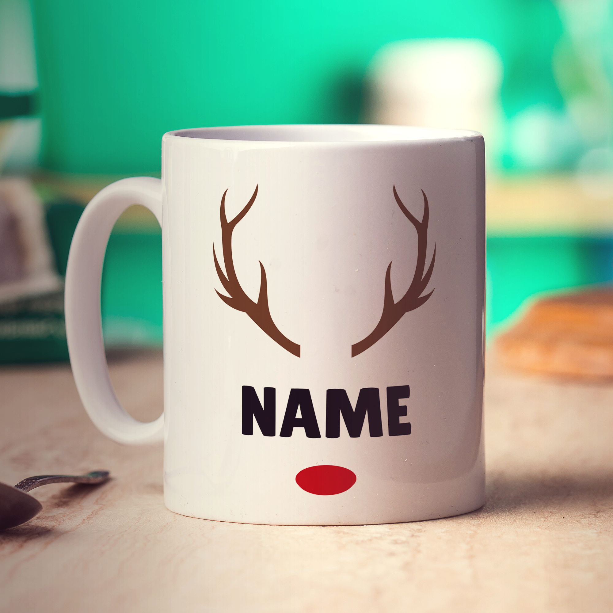 Reindeer Name Mug
