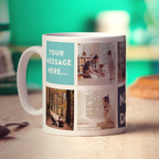 No.1 Dad Collage Mug with 7 Photos