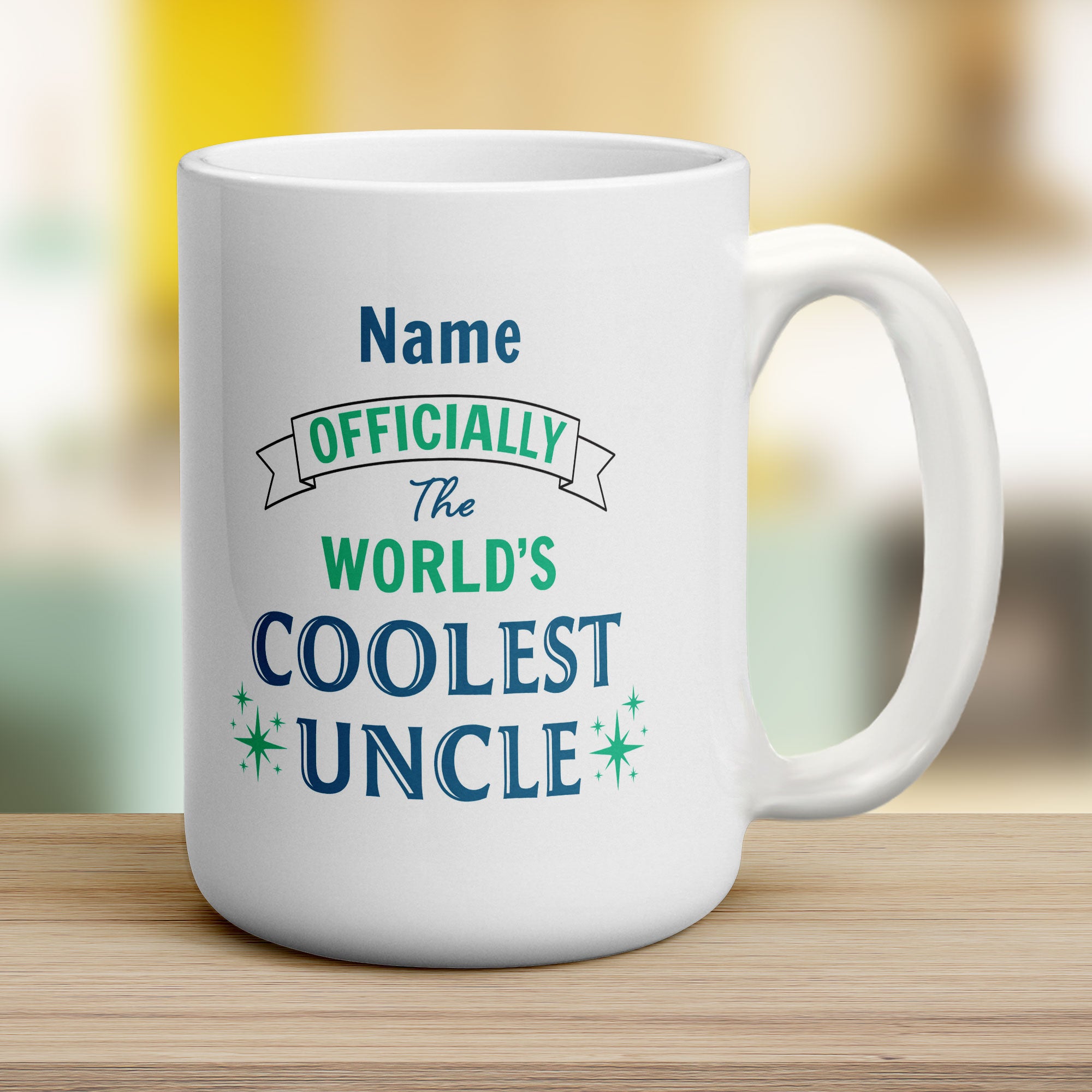 World's Coolest Uncle Personalised Mug