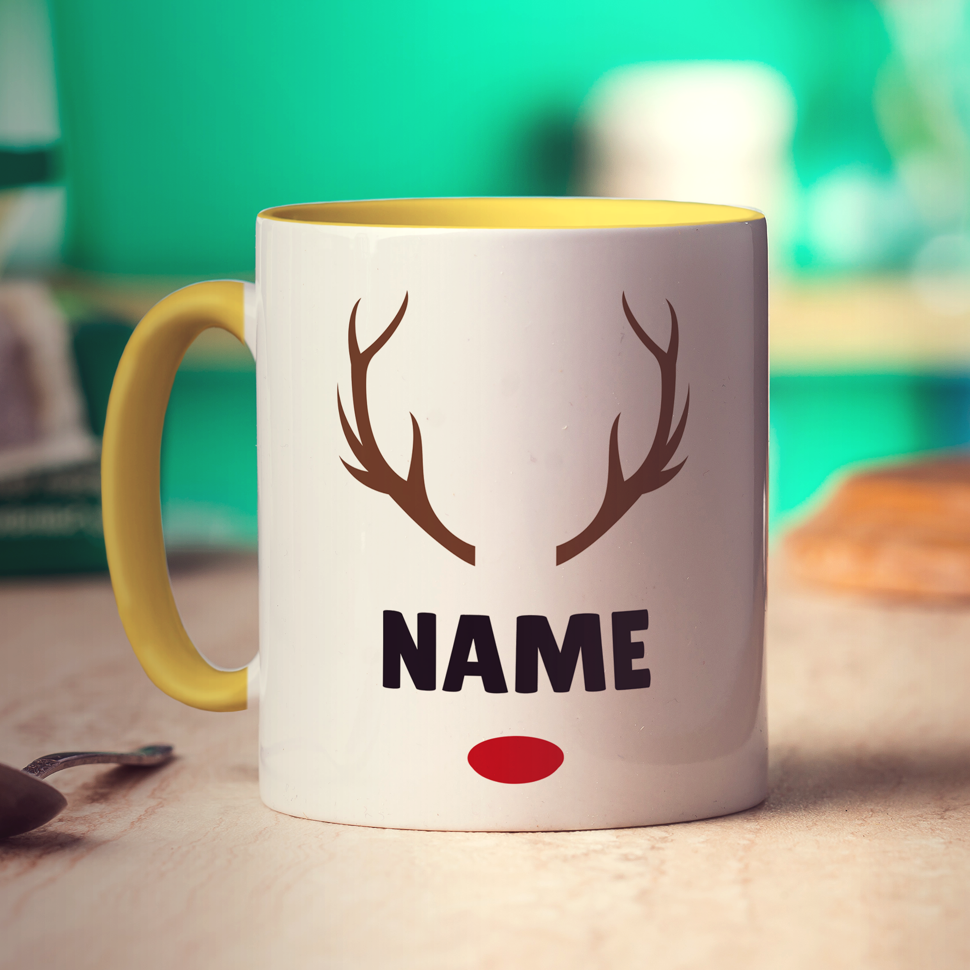 Reindeer Name Mug