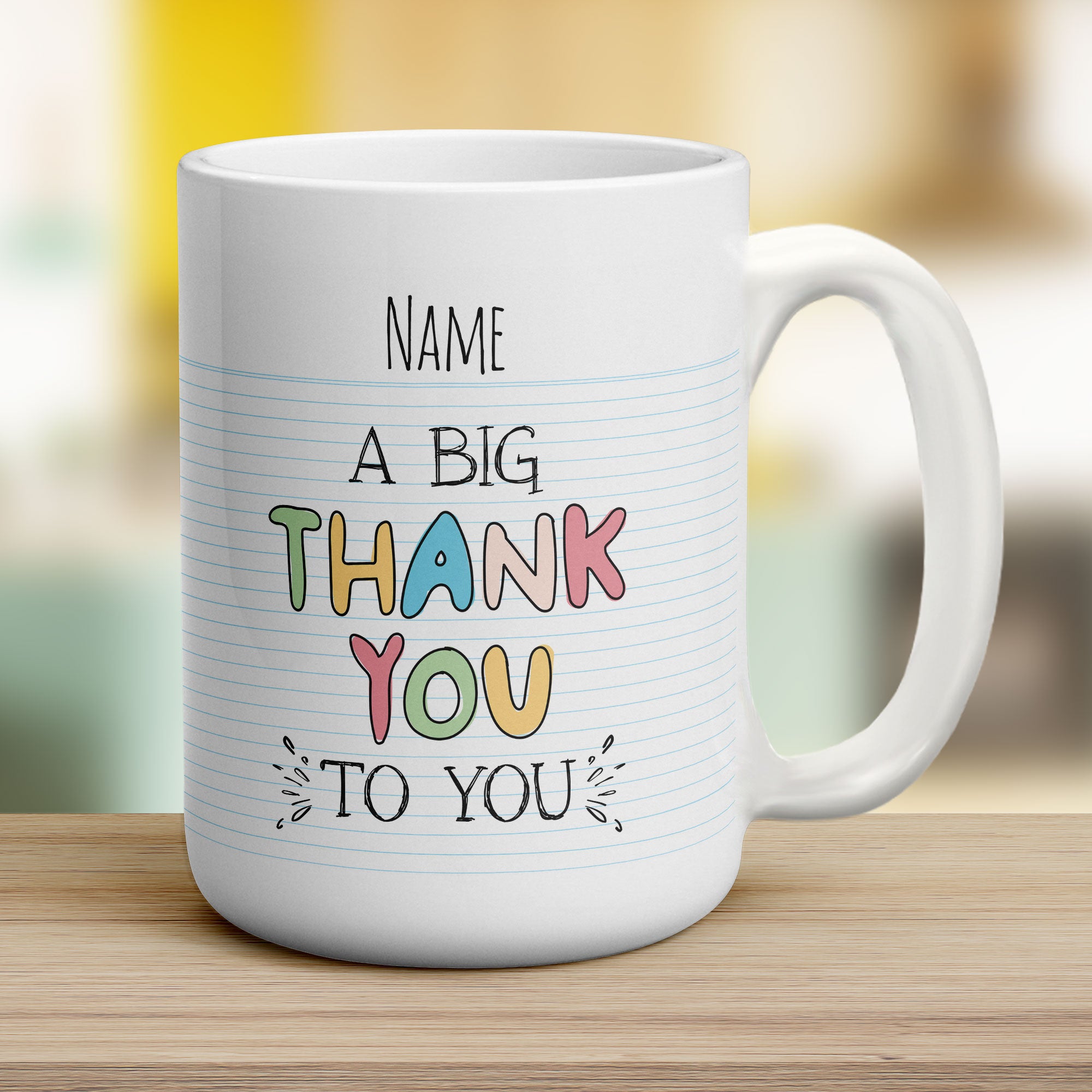 A Big Thank You to You Teacher Mug