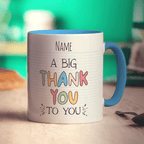 A Big Thank You to You Teacher Mug - Standard 330ml (11oz) / Blue