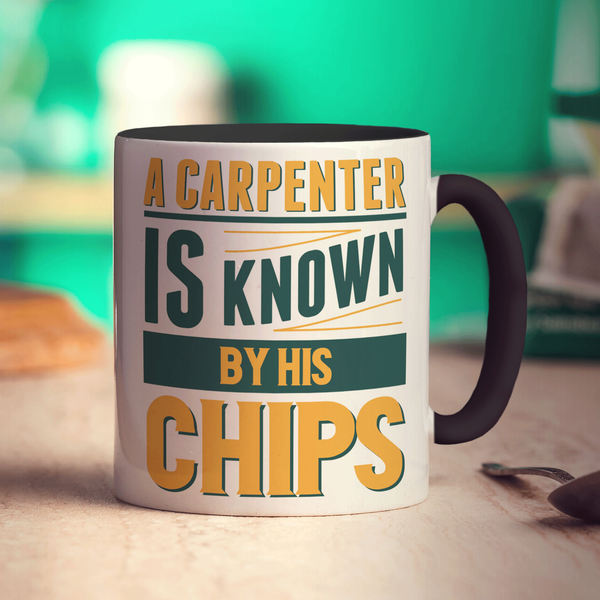 A Carpenter is Known By His Chips Mug