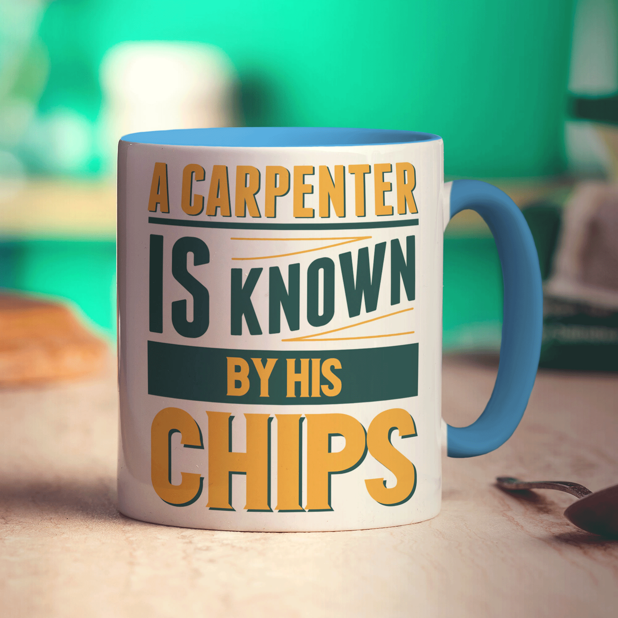 A Carpenter is Known By His Chips Mug