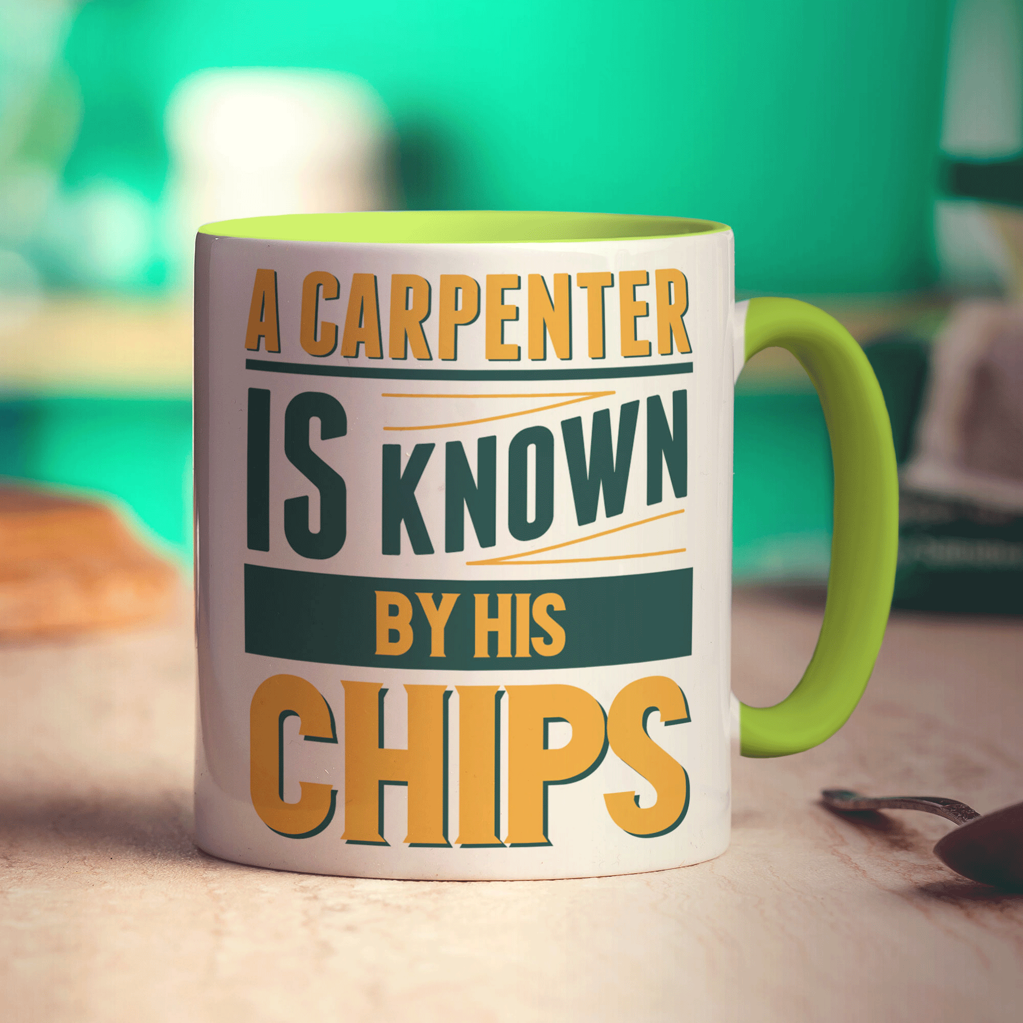 A Carpenter is Known By His Chips Mug