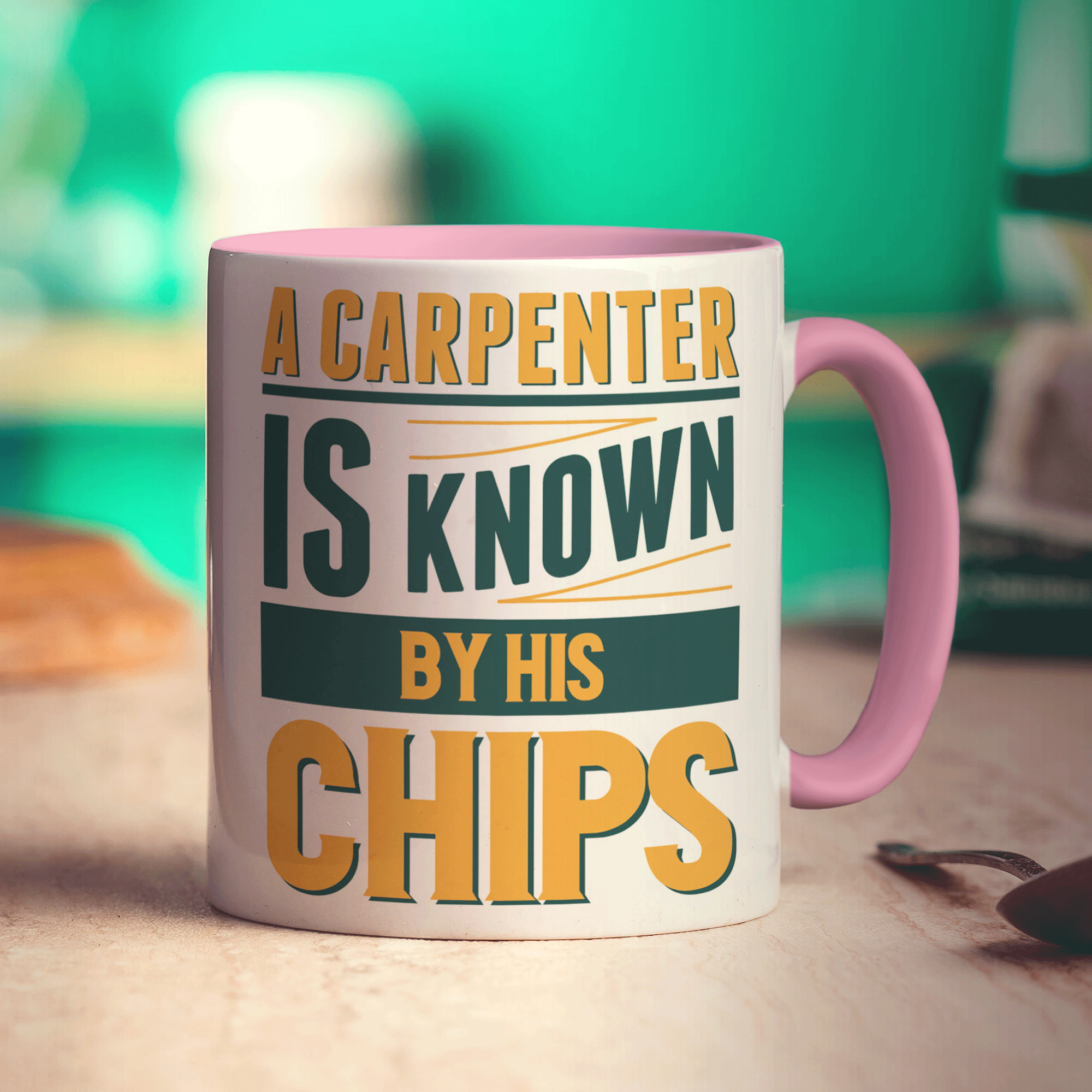 A Carpenter is Known By His Chips Mug