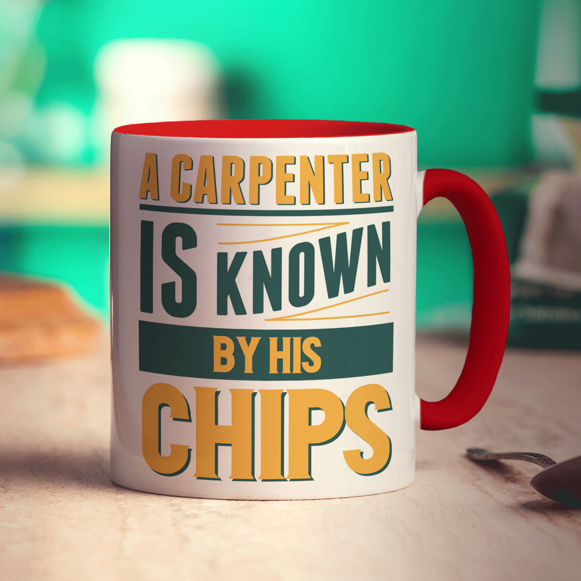 A Carpenter is Known By His Chips Mug