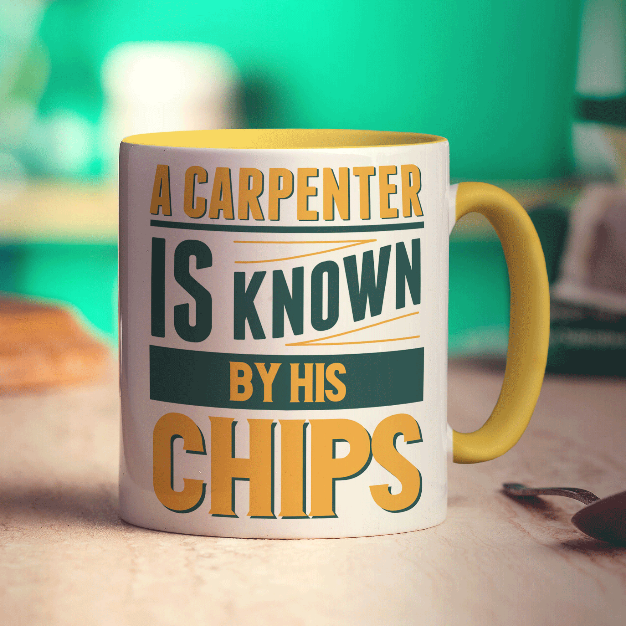 A Carpenter is Known By His Chips Mug