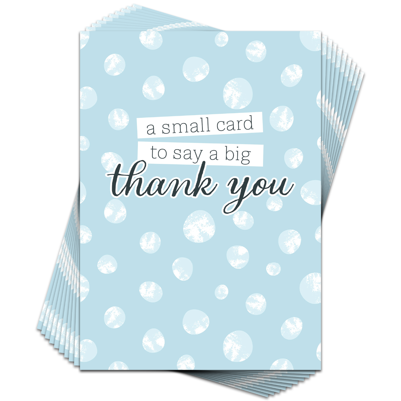 A Small Card to Say a Big Thank You - Pack of 10