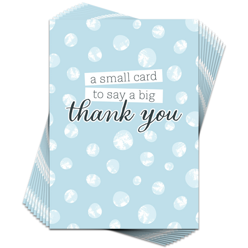 A Small Card to Say a Big Thank You - Pack of 10