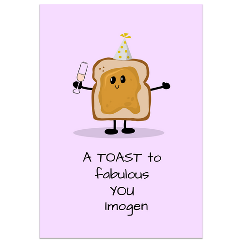 A Toast To You Card