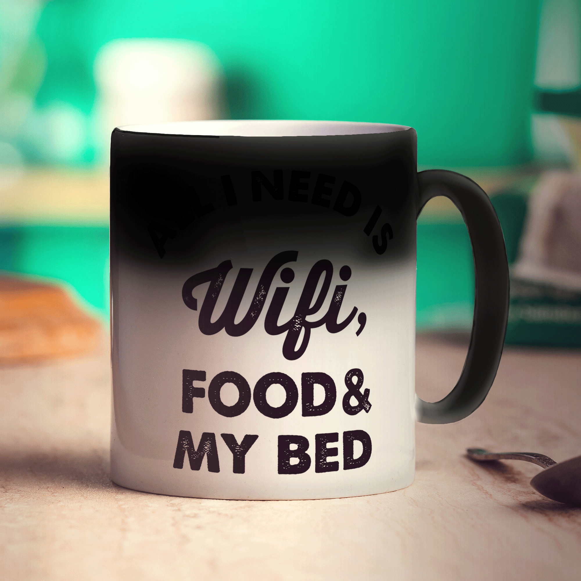All I Need is Wifi, Food & My Bed Mug