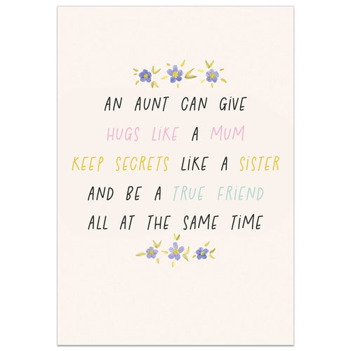 All in One Aunt Card