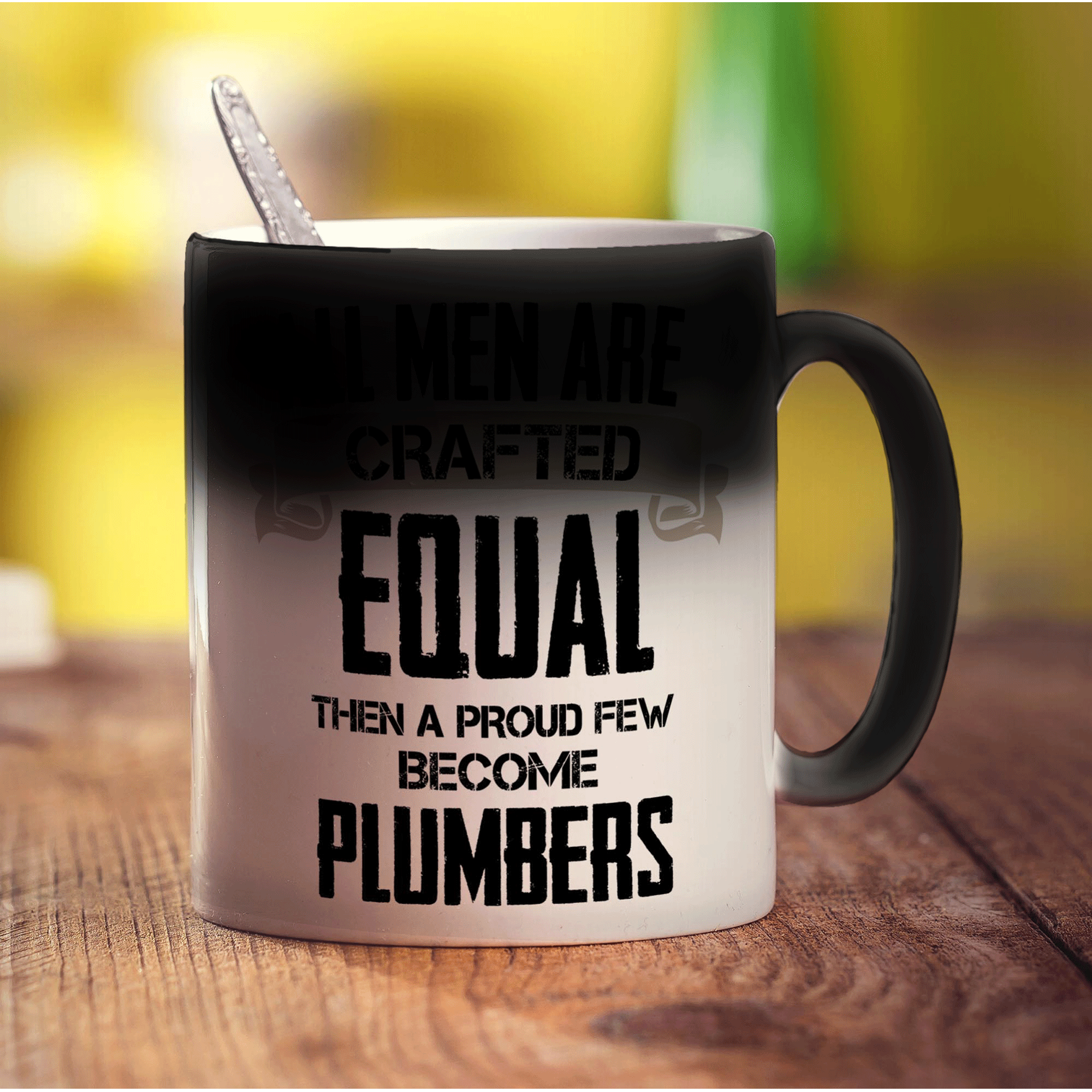 All Men Are Crafted Equal Then A Proud Few Become Plumbers Mug
