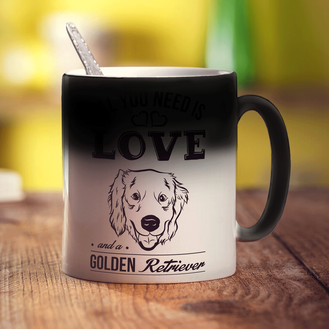 All You Need Is Love And A Golden Retriever Mug