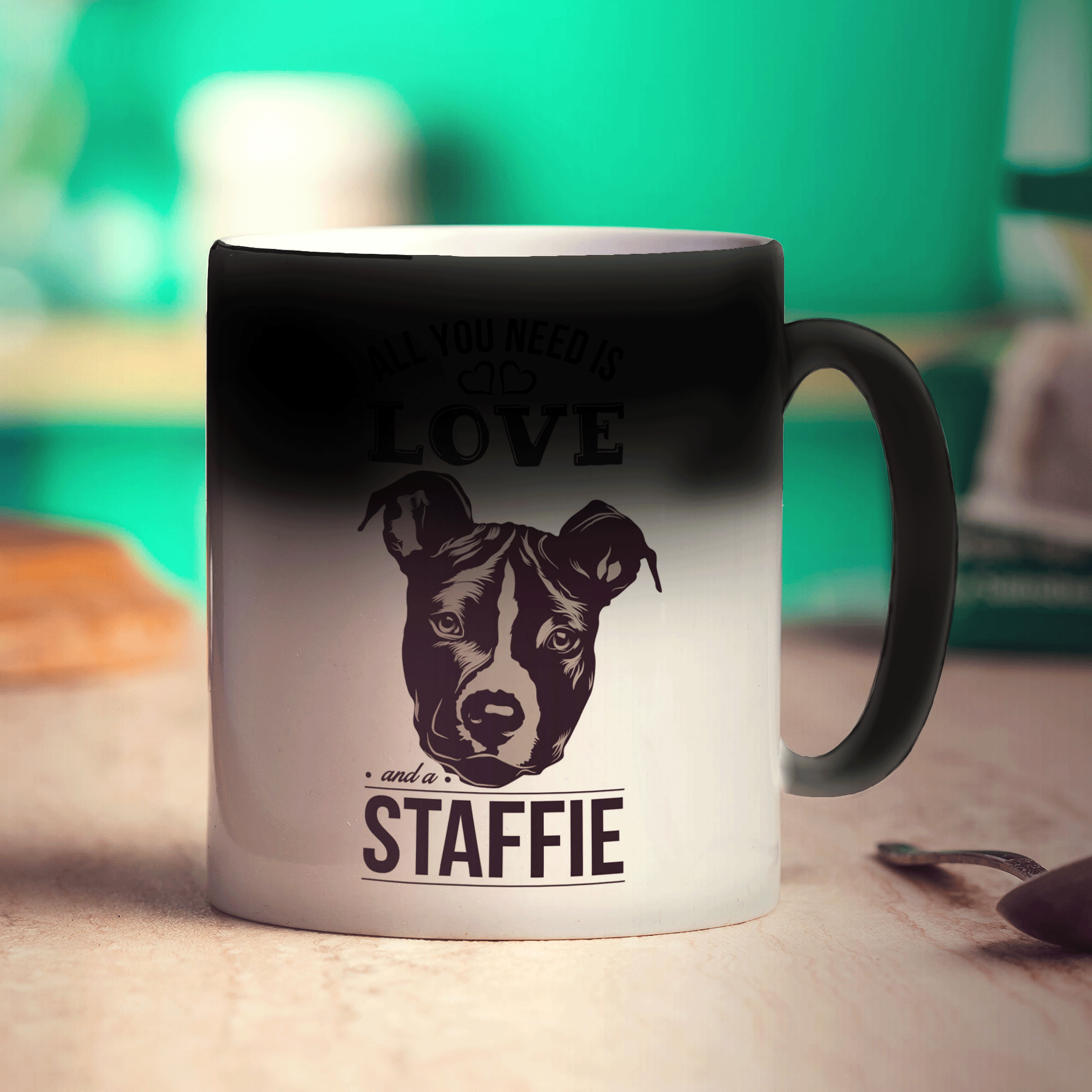 All You Need Is Love And A Staffie Mug